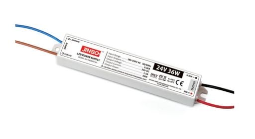 12V Jinbo IP67 Dış Mekan Plastik Kasa Adaptör